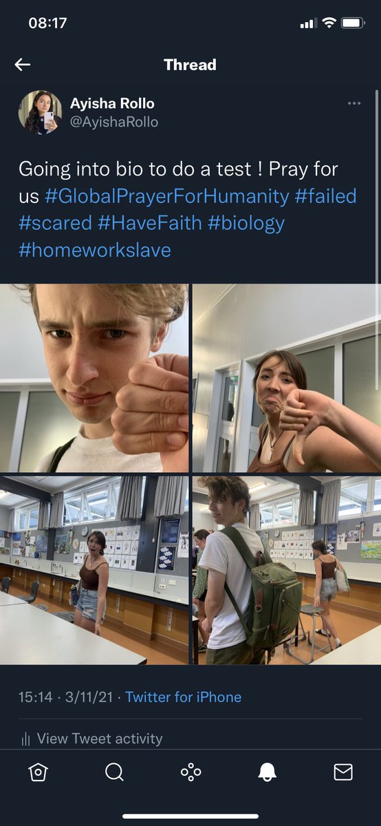 AyishaRollo's tweet photo. These people don’t have faith in our biology skills @BenPolson17 @chardogisswag #BetterTogether #imnotdumb #GlobalPrayerForHumanity #biology #education #edutwitter https://t.co/TjWlD3geSp
