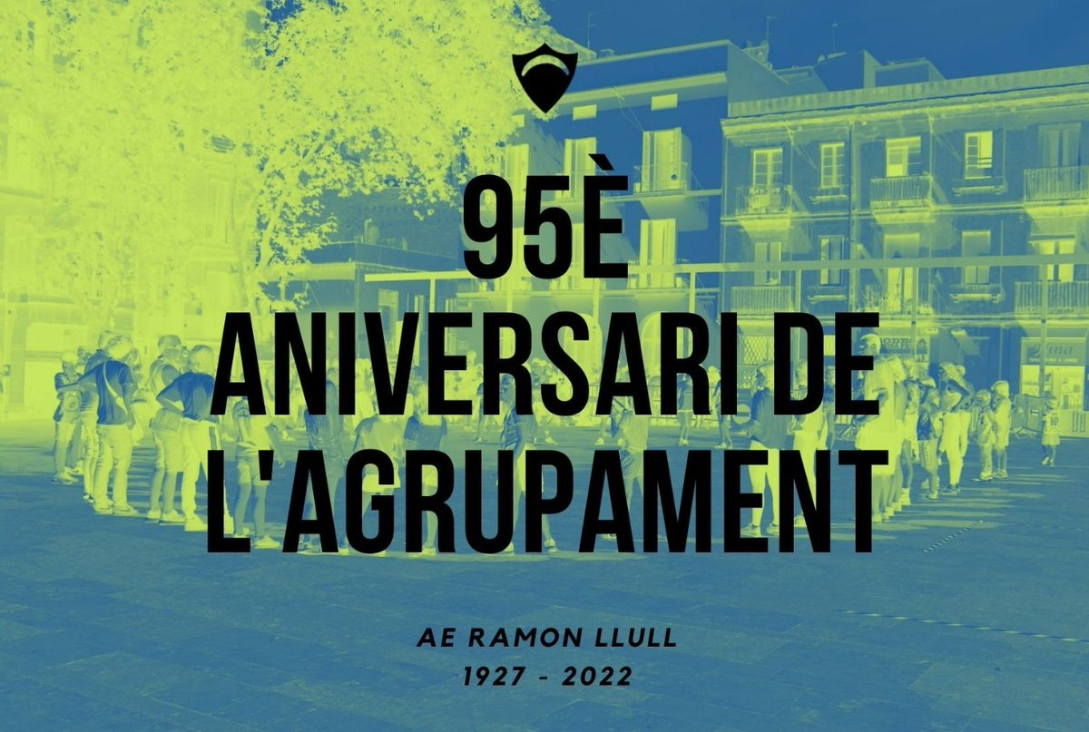 aeramonllull's tweet photo. Ja ha arribat el 95è ANIVERSARI DE L'AGRUPAMENT🎊🎉!!! 
Ens espera un any amb moltes sorpreses i coses xules, així que estigueu atentes que necessitarem la vostra participació per celebrar-ho com cal🤪🤪. 

Perquè ser del Ramon Llull ens omple d'orgull!!💙💛💙💛 https://t.co/T3I4P8zuRm