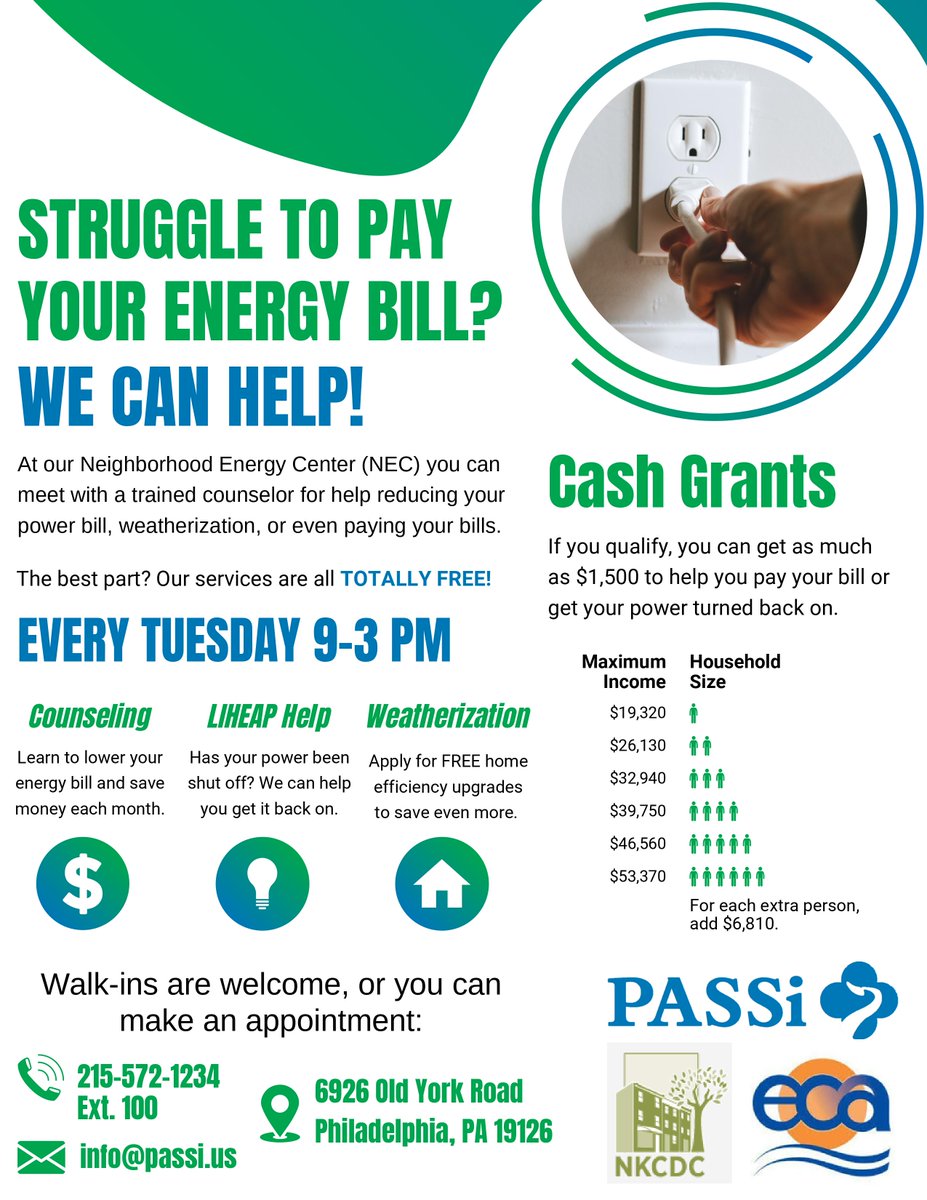 ECA (Energy Coordinating Agency) (@phillyenergy) on Twitter photo Check out our new satellite site that is open and partnering with New Kensington! Clients can be seen by an energy counselor via zoom with an appointment. Let ECA help you lower utility bills and be more energy efficient today! #ThrowbackThursday Check out our new satellite site that is open and partnering with New Kensington! Clients can be seen by an energy counselor via zoom with an appointment. Let ECA help you lower utility bills and be more energy efficient today! #ThrowbackThursday