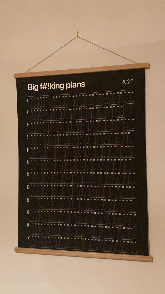 Folktraining's tweet photo. Yay new calendar design for 2022❤️
#plans #Christmas2021 
#NewYear #Calendar https://t.co/axJKMCodhE