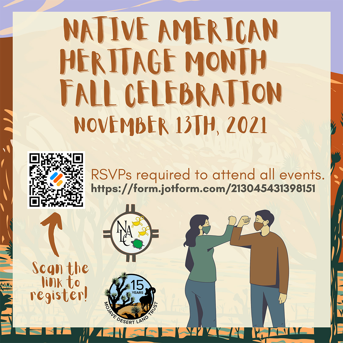 There will be time for a Q&amp;A and s’mores around the campfire! Space is limited to allow for social distancing and RSVP required: 
cutt.ly/bR4rE1I
<a href="/NALCorg/">NALCorg</a> #NativeAmericanHeritageMonth