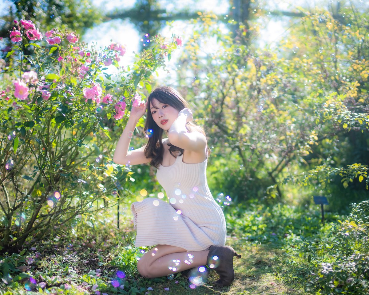 knock1965's tweet photo. #桜ゆりか   ~Soap Bubble~

#RoseGarden 
#portrait 
#photography 
#bimage https://t.co/YYEnagxe5B