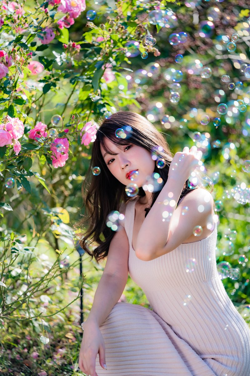 knock1965's tweet photo. #桜ゆりか   ~Soap Bubble~

#RoseGarden 
#portrait 
#photography 
#bimage https://t.co/YYEnagxe5B