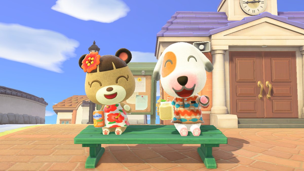 TheNebulaElk's tweet photo. I am in love with this new camera mode! So cute! #AnimalCrossing #ACNH #NintendoSwitch https://t.co/VYYO8vRPOQ