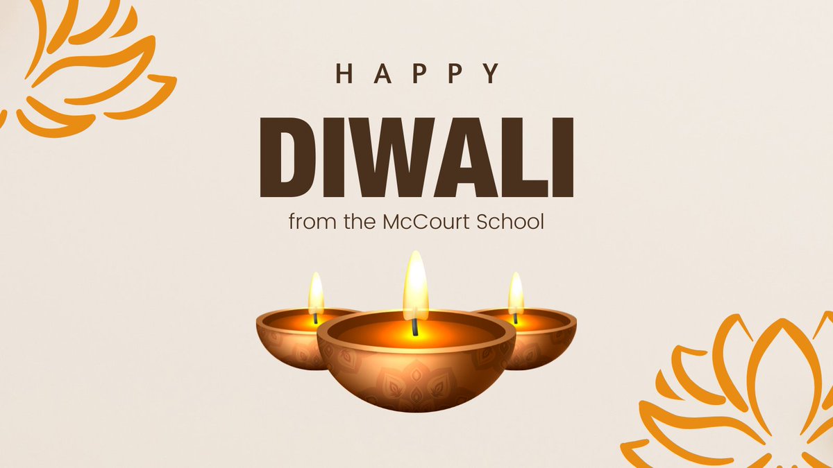 McCourtSchool's tweet photo. Happy #Diwali hoyas! https://t.co/E6HXfcJMHt