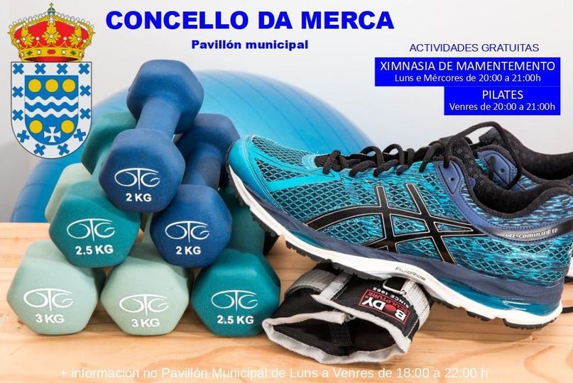 Actividades Pavillón Municipal da Merca 2021. + Información no Pavillón Municipal de Luns a Venres entre as 18:00 e as 22:00 h.