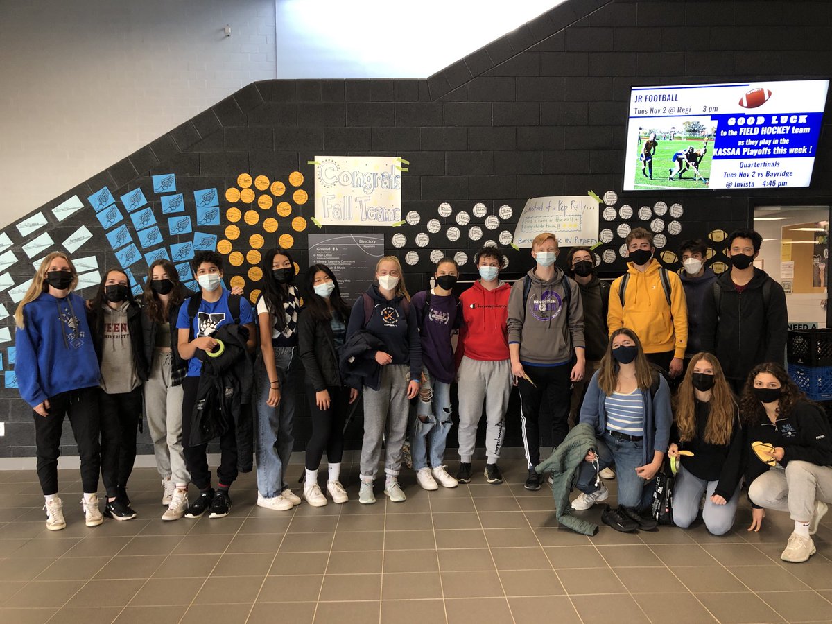 In lieu of a fall pep rally our Athletic Council added the names of every KSS student who participated on a fall sports team this fall to our entrance… Best of luck in playoff games ahead and OFSAA XC this weekend 🤩 ⁦<a href="/KSS_ldsb/">Kingston Secondary School</a>⁩ ⁦<a href="/KSSAthletics/">KSS Athletics</a>⁩