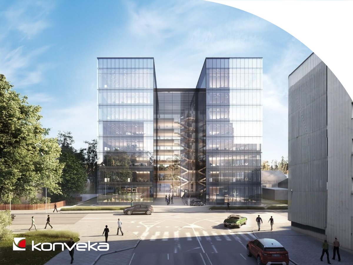 konveka's tweet photo. The maximum operating pressure of all our #convectors is 25 bar, so they easily withstand hydraulic tests and shocks, and can also be installed in extremely tall #buildings. Our recessed convectors were installed in two A+ energy class, 15000 m2, 8-storey administrative buildings https://t.co/Oa3fzKWNVJ