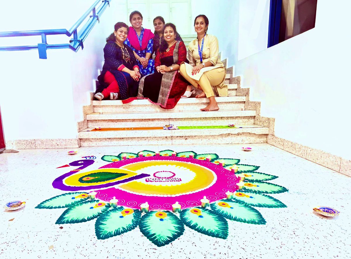 ssb_ois's tweet photo. Teamwork divides the tasks and multiplies the success. None of us is as smart as all of us! SSB won FIRST place for Rangoli competition organized by our school. @gemsoois @sajnasantosh  @lalithasuresh28 @menon_reshmi @KapilaPawar @expo2020dubai @expo2020schools @diwali_21 https://t.co/KSMce9Wmdy