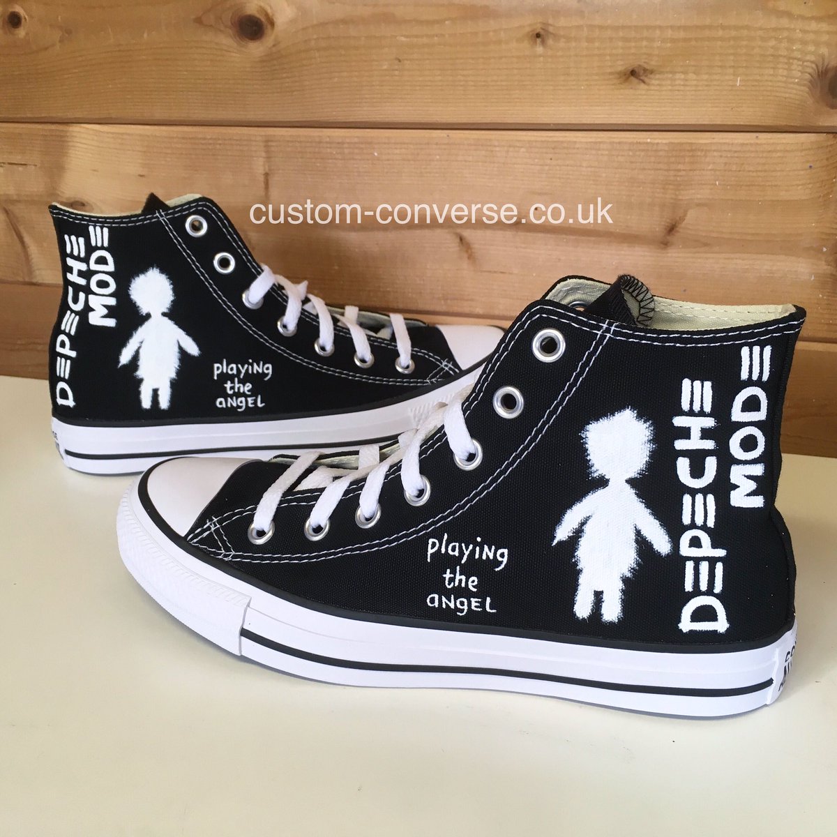 Custom Converse on Twitter: "Depeche Mode Playing the Angel classic black  high top Converse 🖤🤍 https://t.co/upOFaojwmA https://t.co/tAjoDwGtpC" /  Twitter