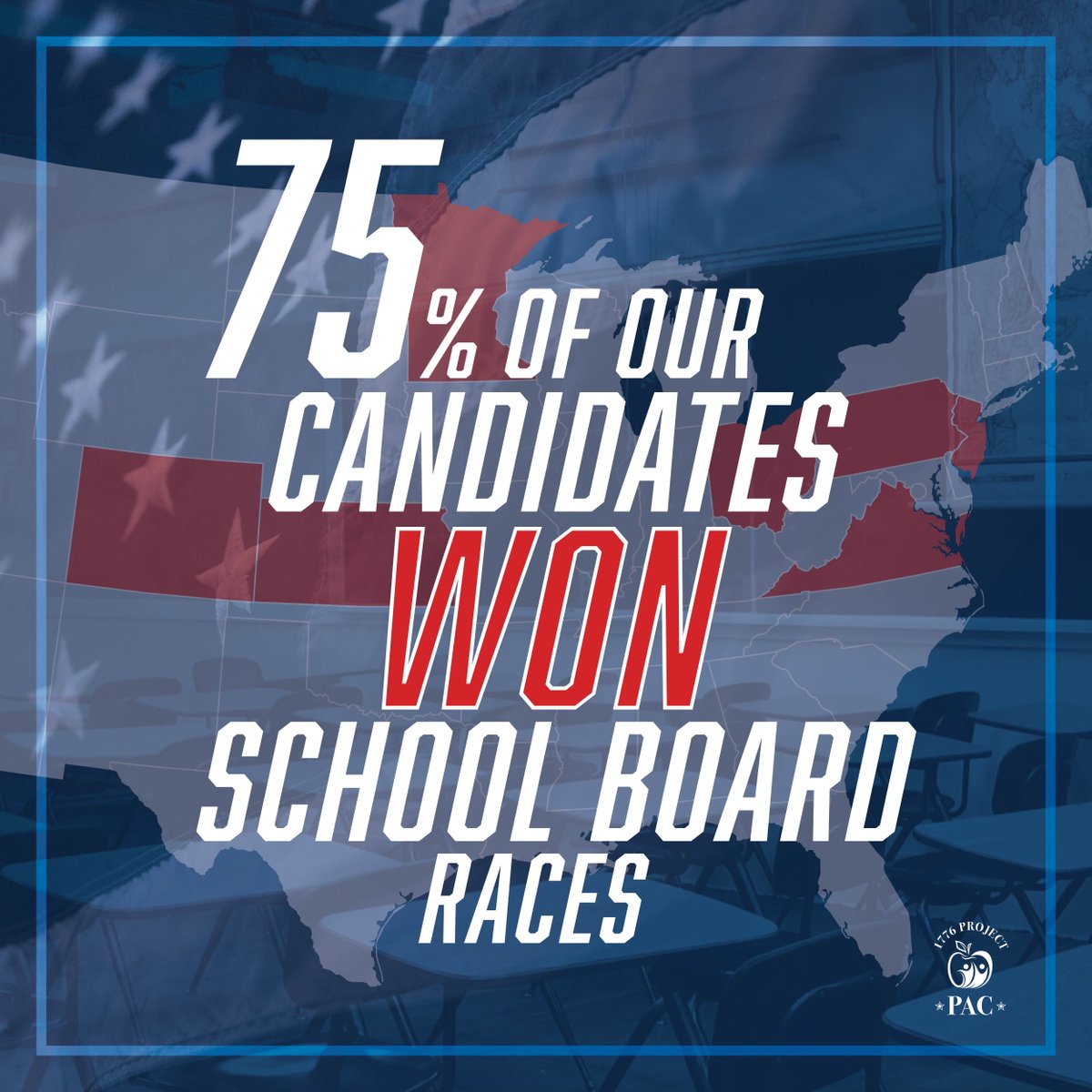 1776ProjectPac's tweet photo. We're changing the face of school boards across the country https://t.co/gvrLPeqvfq