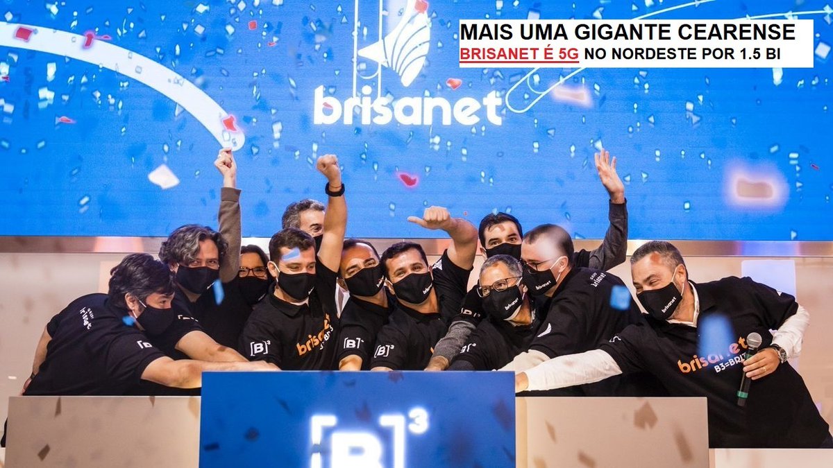 JorgeLutif's tweet photo. A Cearense Brisanet vence lote C4 do leilão de frequências de banda larga 5G para prestação de serviços em todo Nordeste. https://t.co/YQDPt5C7jv