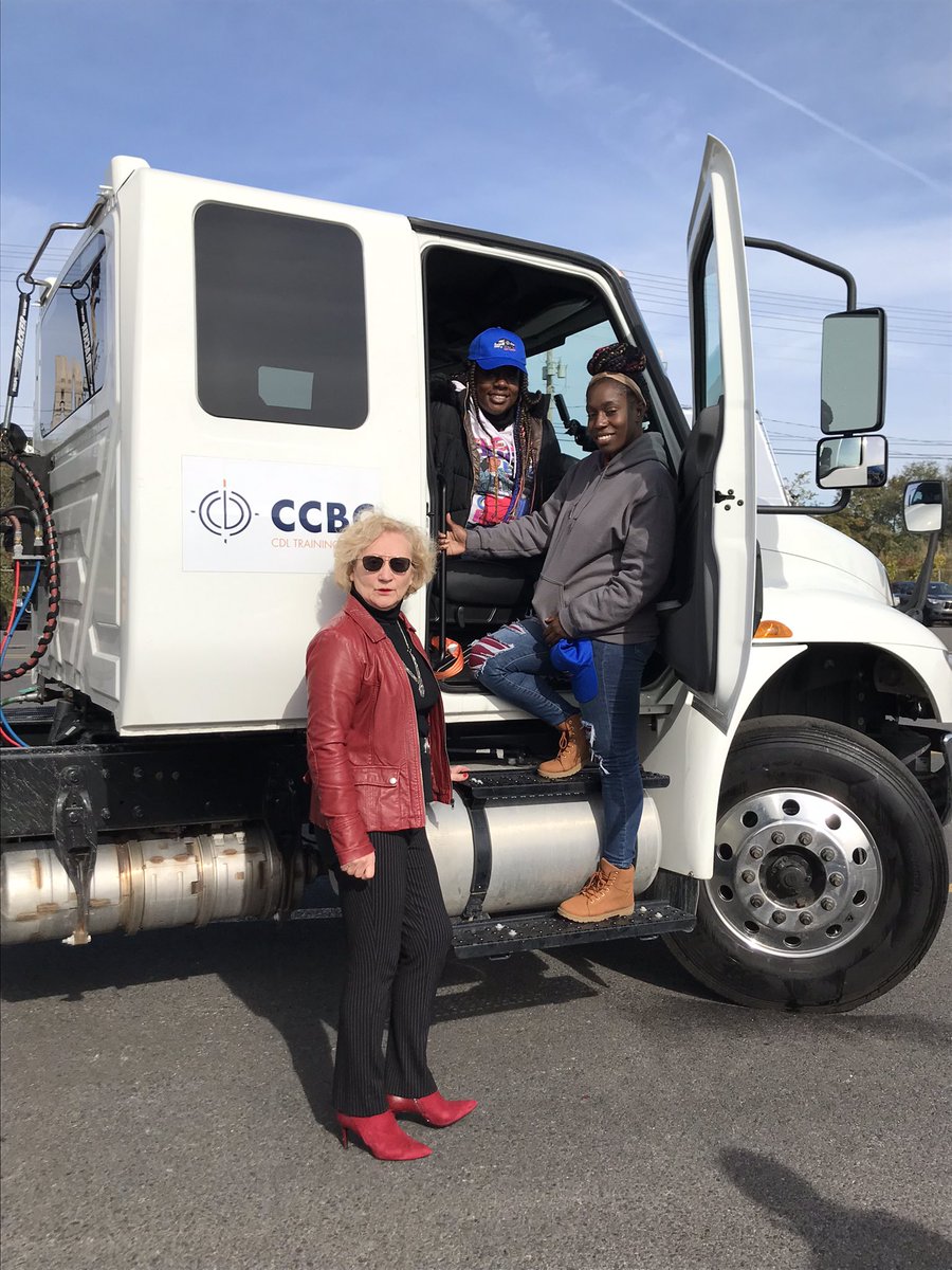 It was a great day at CCBC’s Transportation Training Facility at <a href="/TradePointATL/">Tradepoint Atlantic</a> with <a href="/NorahODonnell/">Norah O'Donnell 🇺🇸</a> and her crew from <a href="/CBSEveningNews/">CBS Evening News</a>. By the end of the shoot, Norah was driving like a pro! Watch for the segment airing in a couple weeks! #ccbcmd #ccbcmdce #cdl <a href="/DrK_CCBC/">Sandra L. Kurtinitis</a>