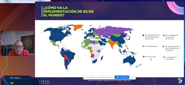 CRCCol's tweet image. &quot;Es muy importante el despliegue de conectividad en las ciudades, ya que va a apalancar los servicios como salud, educación y transporte para los ciudadanos&quot;: @sergiommedina en el 6to Encuentro Mundial de Big Data 2021. #embdata