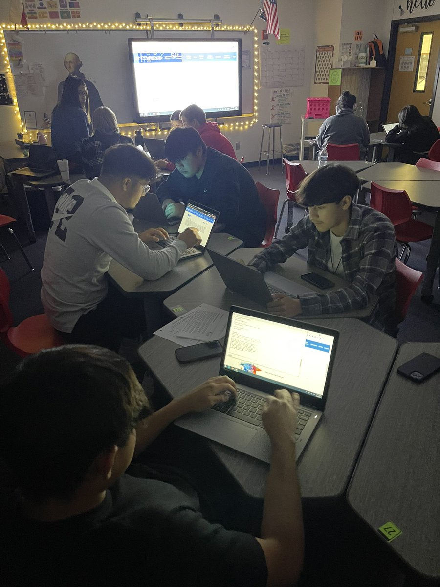 AmandaAGuthrie's tweet photo. We have had the best day in @AVIDGrapevineHS with AVID 3! My students have really committed to applying to as many scholarships as possible, and the tutorial process gets better every time. I’m so proud of my @gcisdAVID students! #GCISDAVID https://t.co/JybvfgRlAW