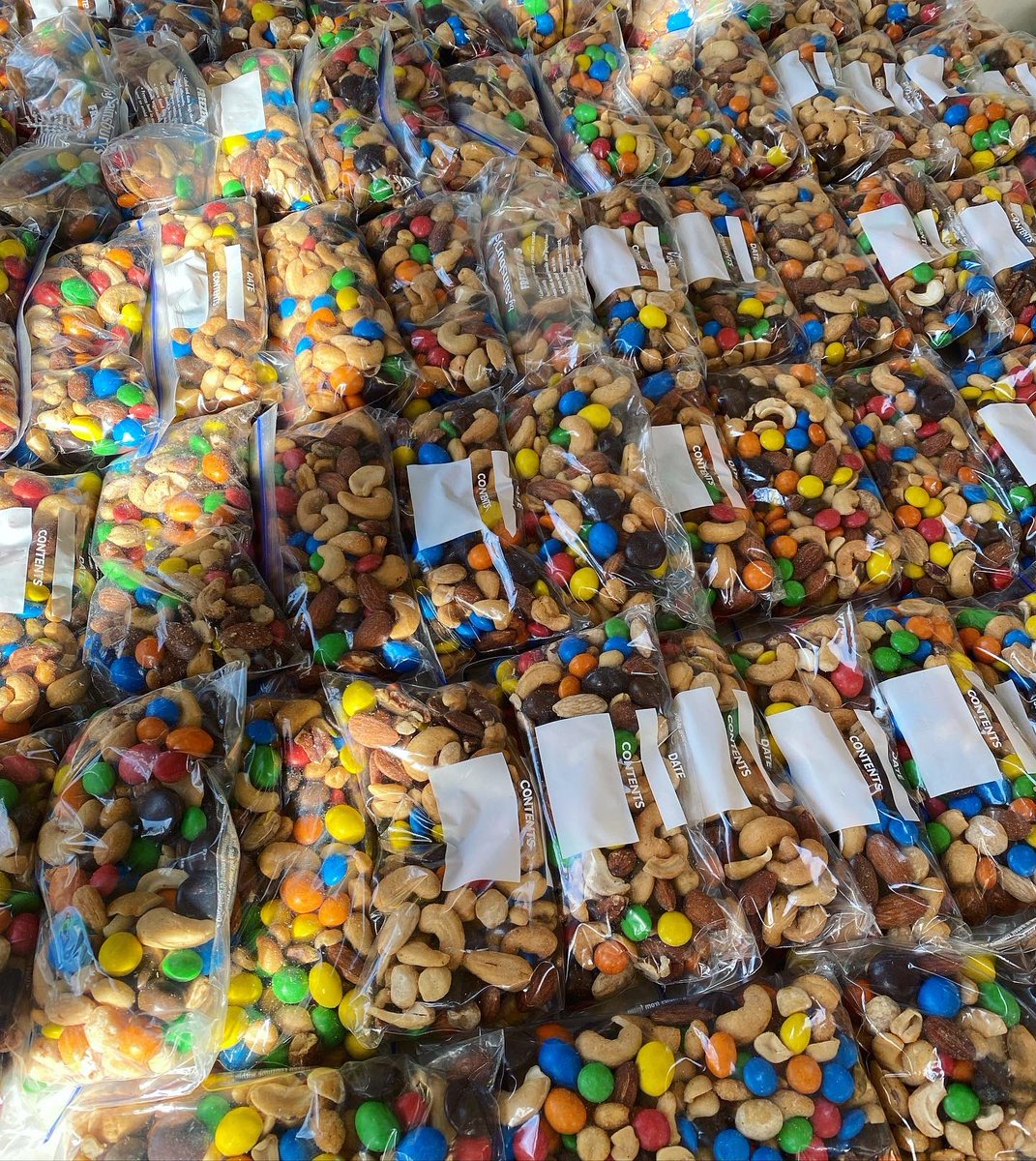 AtlanticNomads's tweet photo. Food prep - behind the scenes! As part of the @ACampaigns race rules, we need to have enough food onboard for 55 days at sea and each consume over 5,000 calories every day! That’s a grand total of 1,108,800 calories for the team! 🍬🥜🍫 #twac2021 #onefortheseas #3000miles https://t.co/ZMioTIvmLu