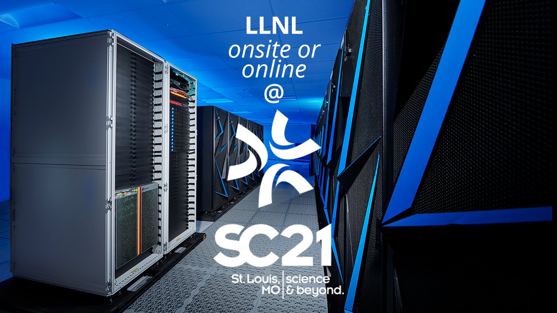 Livermore_Comp's tweet photo. Look at all the tutorials we have coming up at #SC21: 🤩 in situ viz, lossy compression, #software complexity, next-gen workflows, &amp; parallel performance analysis

https://t.co/rU1guIDvhl

#LLNLatSC #HPC #computing @spackpm @FluxFramework @LLNL_OpenSource @cyglor @DongHAhn10 https://t.co/753fG7ptcB