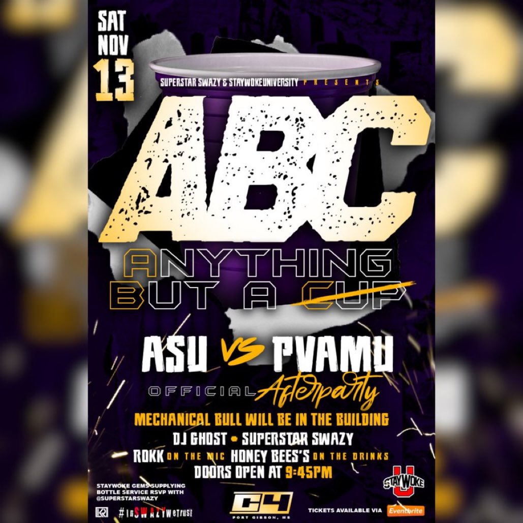 First Come First Served Last Party Of the Semester By <a href="/StayWokeUniv/">Stay Woke University</a> 🤫
Click the link in my bio to get your tickets now! 🎫🎟