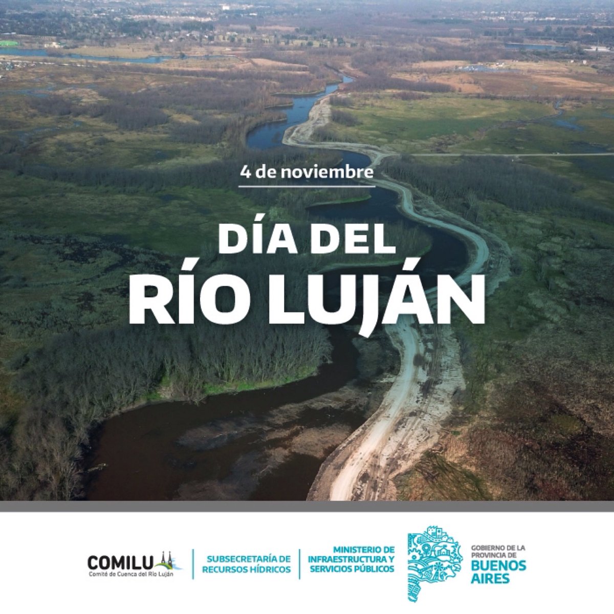 Guille_jelinski's tweet photo. Hoy 4 de noviembre se celebra el día del Río Luján #diadelriolujan #educagua #comilu #subsecretariaderecursoshidricos https://t.co/bcWnpV0hjr