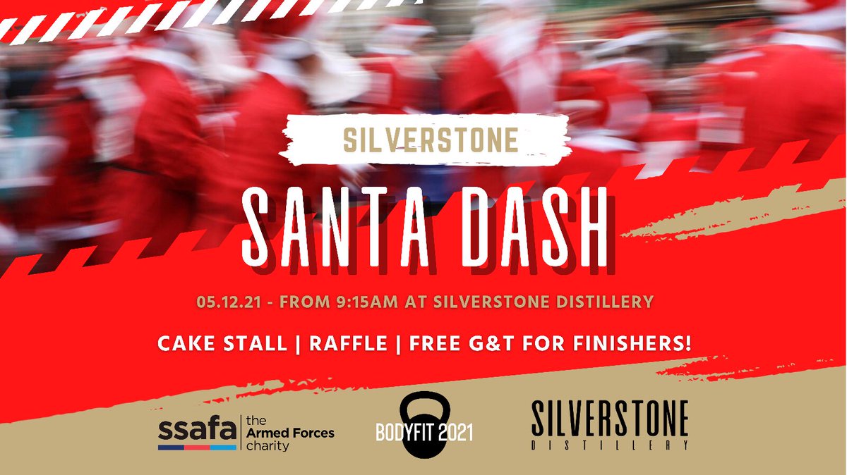 SilverstoneDist's tweet photo. Working on your ‘Winter Bod’? Feeling festive? Fancy supporting a great charity? Want free gin?! 

If you answered yes to any of the above, Ho Ho Ho-w about you join the Silverstone Charity Santa Dash this December? 🎅🏻🏃‍♂️🎅🏻🏃🏻‍♀️🎅🏻

https://t.co/79Wj5u25gB https://t.co/NMH5vokb4Y