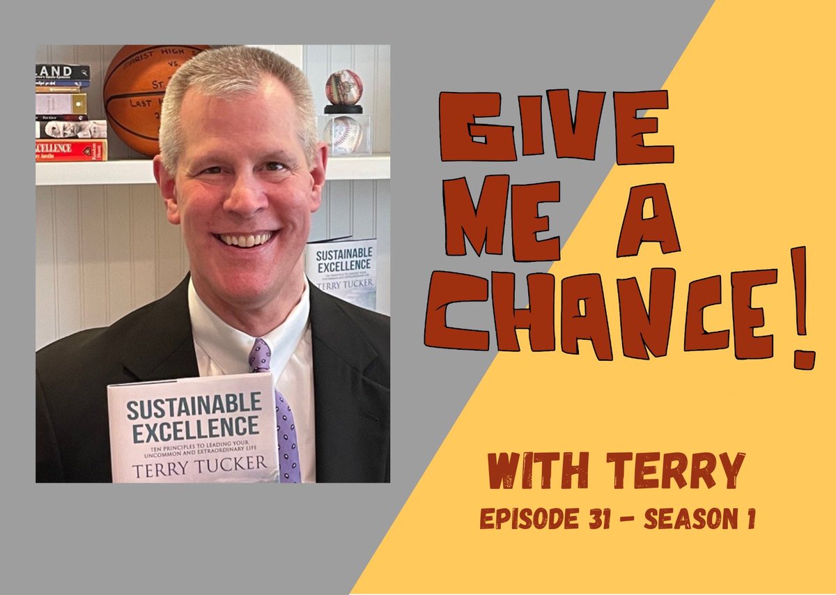 GiveMeAChanceT2's tweet photo. This week on Give Me A Chance!, Terry (@terrytucker2012) shares his story of how being diagnosed with a rare form of cancer changed his life and his mindset. By thinking about life’s purpose, Terry identified 10 principles to live by to honor it. 

Link in bio 👉🏻

#findpurpose https://t.co/Sexznng0dm