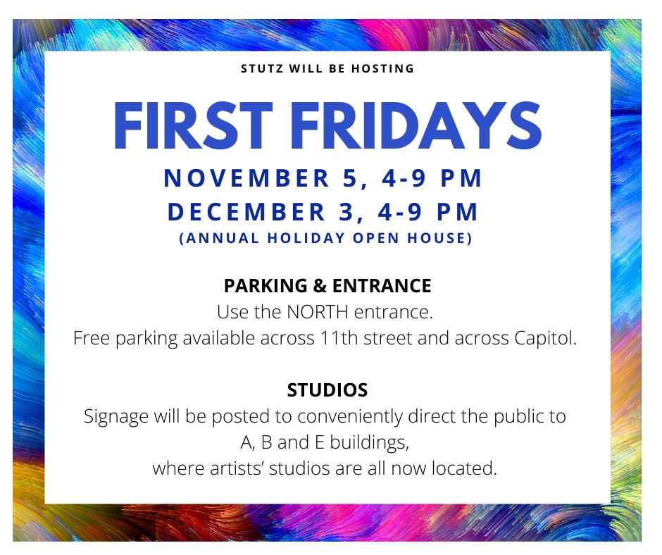 It’s time to make plans for Friday!! Join us tomorrow and browse our studios. There’s no shortage of Christmas gifts here!!!