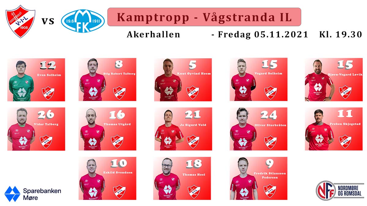 I morgen tar vi turen til Akerhallen for årets siste seriekamp mot et knallsterkt Molde 5. Vi satser på at denne gjengen er klar for å gi alt for å få med seg ett eller flere poeng tilbake til rett side av Romsdalsfjorden!