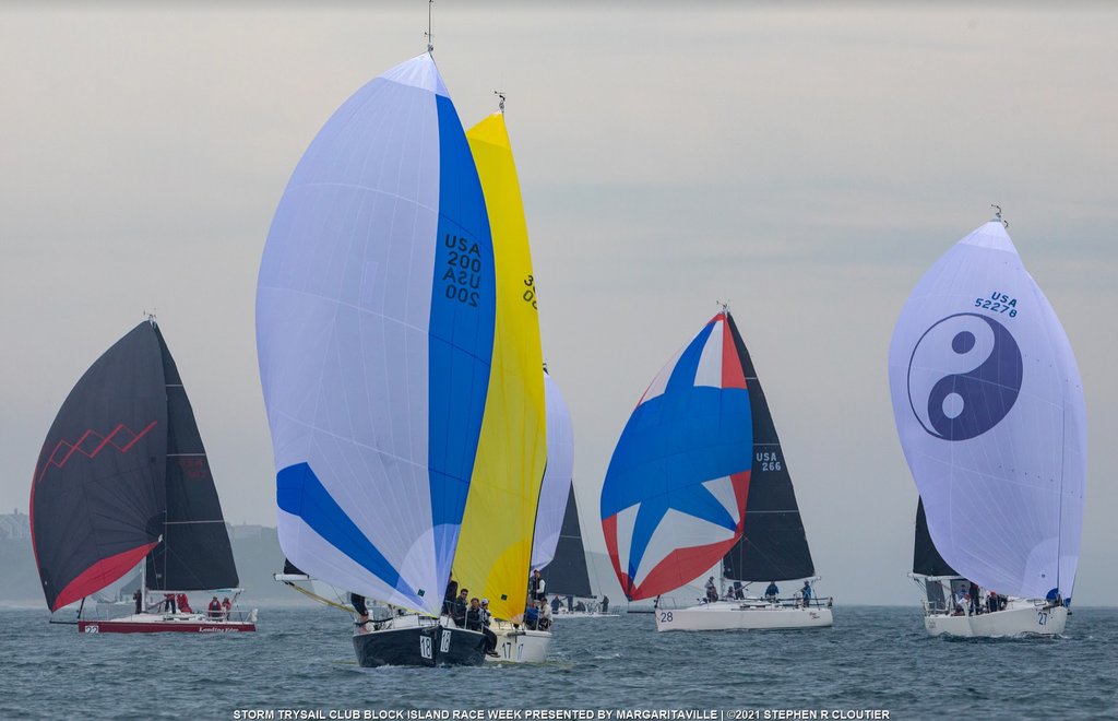 BIRaceWeek's tweet photo. How well do you know your BIRW spinnakers?
Which boats can you name by their spinnakers alone?
Photo: Stephen R. Cloutier @BlockIslandSteve
#Stormtrysailclub #BIRaceWeek #BlockIslandRaceWeek #BIRW #BlockIsland #BlockIslandSailing #Sailing #Sailors #SailingRace #RISailing https://t.co/XLzerdMktU