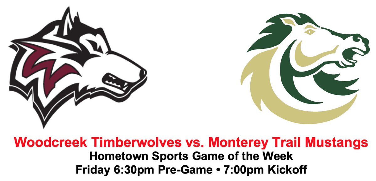 CIF Playoff Football on TV Friday with <a href="/WoodcreekFB/">Woodcreek Football</a> at <a href="/MontereyTrailHS/">Monterey Trail HS</a> on Game of the Week with pre-game at 6:30pm Kickoff at 7pm. Watch on cable 17 or streaming from the NFHS Network bit.ly/NFHS_AcSac <a href="/SacBee_JoeD/">Joe Davidson</a> <a href="/cifsjs/">CIF Sac-Joaquin Section</a> <a href="/GoodyGivinGame/">Goody</a>