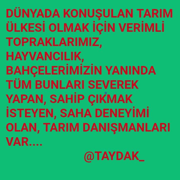 #TarımDanışmanlarıHakkınıArıyor