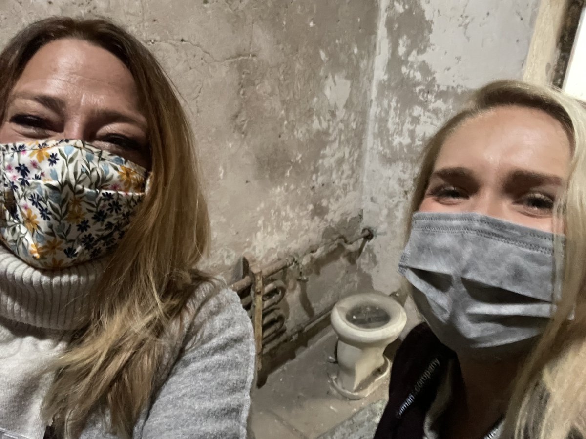 signagent's tweet photo. Suzanne Barber and Talley Larkin at their first business conference in two years. Accommodations have either gone downhill, or they're getting a tour of Eastern State Pen in Philadelphia.
#segdconf #segdconf21 #philadelphia #designphiladelphia #designphilly #design #tours https://t.co/9bxPLE8Nv9