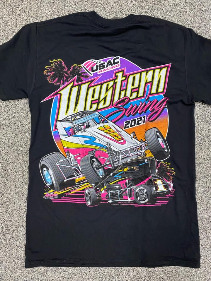 USACNation's tweet photo. New USAC Gear Western Swing designs are now available online at https://t.co/UUZlNoldJt !

Free shipping with promo code NOVEMBER now through Sunday at midnight EST. https://t.co/8ncSjGGNAx