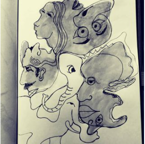 lordserra0289's tweet photo. Manchas en tinta. Hoy me siento triste, movido como la hojarasca, pero aun me animo un poco a dibujar y dar pinceladas a la tinta.
#artwork #art #arte #INKED #surrealart #Artes #myart #atistic #sketchbook #INK #ARTE #cuadernos #galleryart #sentimientos #emociones #surrealart https://t.co/WewymtjVnM
