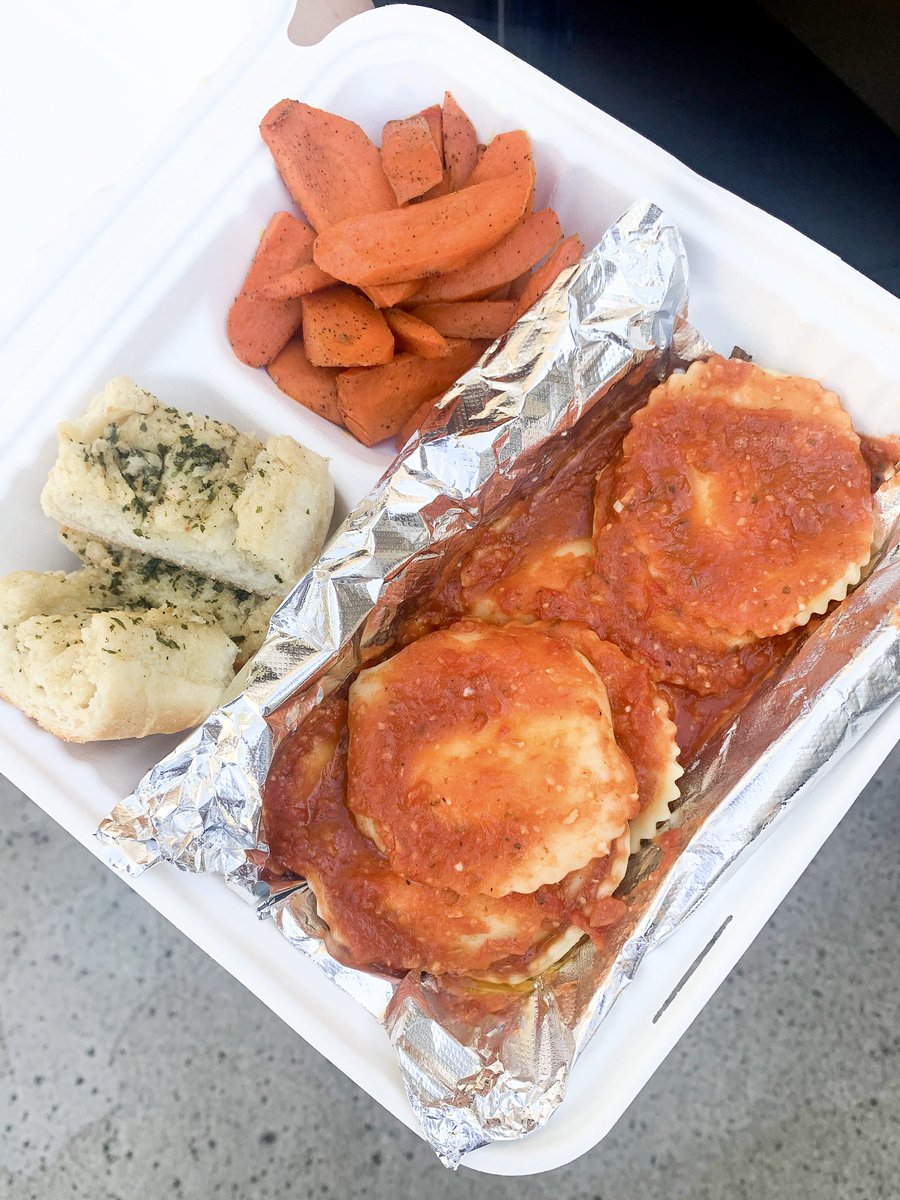 APUDining's tweet image. Wish you could smell this right now! 😋
Meat or cheese ravioli now available at Sam’s Subs from 12-2 p.m.