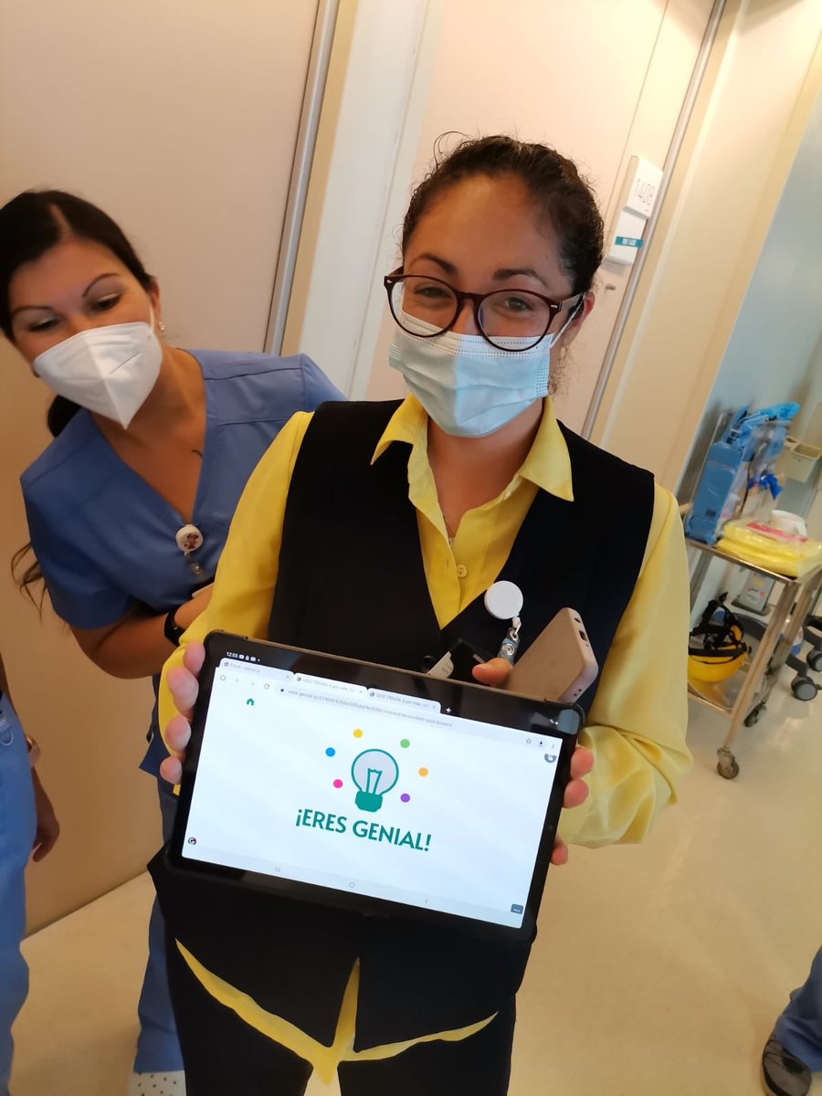 REM_Alemana's tweet photo. Today was the second day of preparation for the re-accreditation of @JCI_GoldSeal. Every day more and more people from the @Clinicaalemana join the games and activities. The spirit that is felt in this place is incredible.  We are a great family♥️😊#jointCommissionInternational https://t.co/L8QQihE2a7