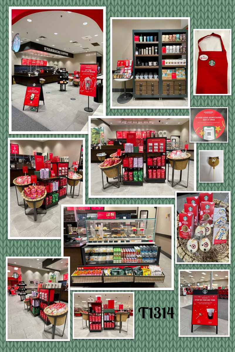 The #BrewCrew is spreading Holiday Joy & Cheer with @Starbucks Holiday Launch today! #T1314 #D117 #G194 #FullFloorSalesSoar #Thanksgiving2021 #Christmas2021 #HappyHolidays2021 @BreeFromTarget @TargetTat @HaticAdna @Jessica_berry23 @heit_tim @nick_waller15 @AdamHorn899