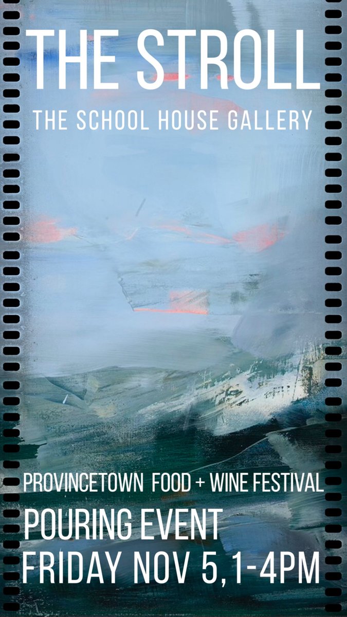 theptownstroll's tweet photo. The School House Gallery is a participating Gallery in a  special pouring event during the Provincetown Food + Wine Festival PAGA Gallery Stroll Friday Nov. 5, 1-4pm. #theschoolhousegallery #provincetownfoodandwinefestival https://t.co/2HCLOA34vr