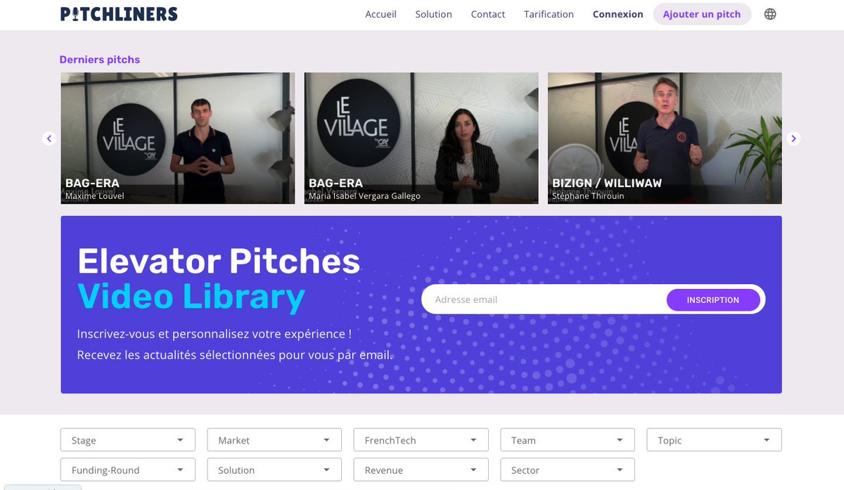 Nous sommes preneurs de vos feedbacks 🙏

Nous venons de mettre la plateforme en ligne avec les 1ers pitchs...d'autres vont suivre prochainement ! 😉

👉 pitchliners.com

#pitch #elevatorpitch #startup #founders #incubateur #accélérateur #frenchtech