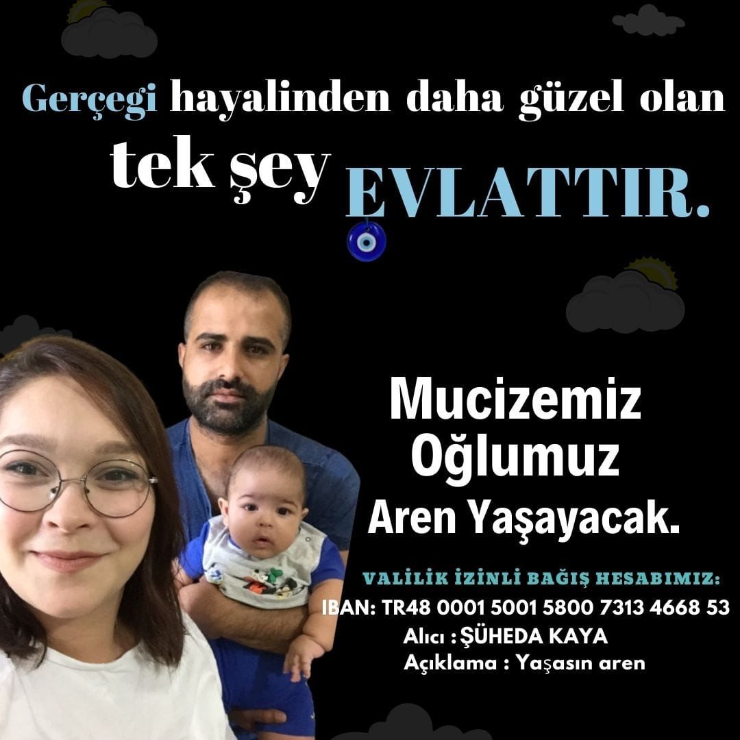 @personalgr0wth Aren ailemizin tek evladı. Tek umudumuz Aren. Sadece 5 ayı var. Lütfen umudumuz olur musunuz?