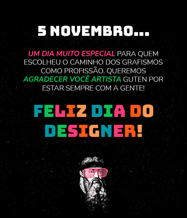 useguten's tweet photo. Hoje é comemorado o #diadodesigner ! Parabéns para todos os talentos que temos por aí! ❤️
#guten #Designers #design #arte #artistas https://t.co/OkFaMoJvo8