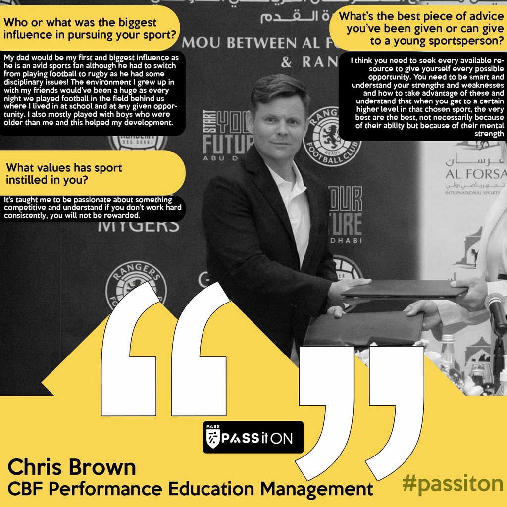 passabudhabi's tweet photo. Ahead of our U12s taking part in the Mina Cup Dubai tomorrow we want to introduce you to the man behind the competition, Chris Brown.
Chris believes that you must work hard on a consistent basis to be rewarded.
#PASSItIOn #MinaCup #PASSAbuDhabi https://t.co/AXCajTUTUB