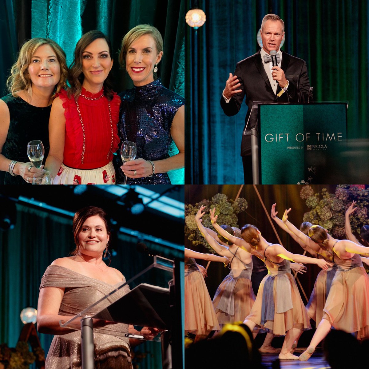 FredAboutTown's tweet photo. Congrats Gift of Time chairs Jill Donaldson, Robyn Lalani and Heather Finlayson. They led hybrid 2021 #GOTGala presented by @nicolawealth which raised more than $1.5 million for @CanuckPlace #loveistimeless ❤️👏 https://t.co/YMSXdMyHrV