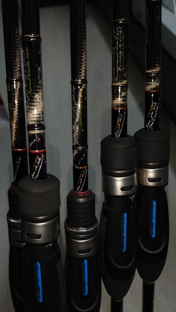 Taihei_fishing's tweet image. バリバスとモンキスは高番号だけどウエダは本当に良いの持ってると思う。
TFL-62EX-Rの3本がNo.1、2、5

#安達棒
#シリアル合戦
#pro4