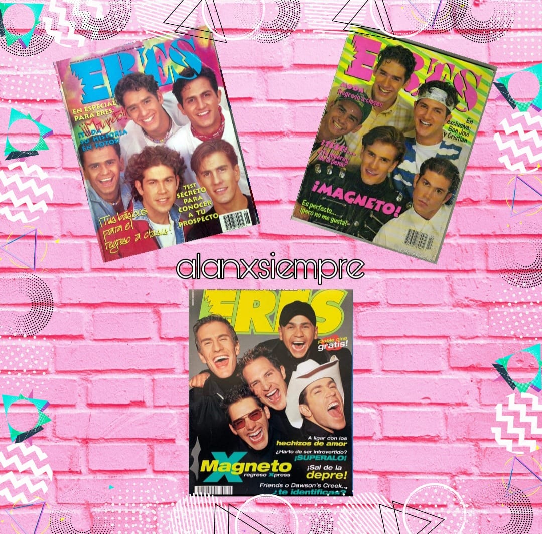 Alanxsiempre1's tweet photo. Jueves de #tbt 🥰😍😊 #grupomagneto #xmagneto #alanibarra #mauristern #hugodelabarreda #eliascervantes #charliemartinez #eres #ytuquieneres #revistaeres #magnetoparasiempre #alanmagneto #alanfans #erickibarra #lomejordelos90s #alanibarrafans #alanxsiempre https://t.co/Wx3bkuhrr7