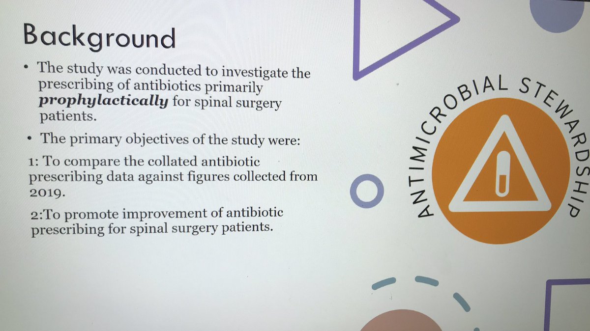 astghughes's tweet photo. Trouble with vancomycin in surgical ppx, presentation from Ciarร n Smiddy #amsinsight https://t.co/wZJLjrrPEU