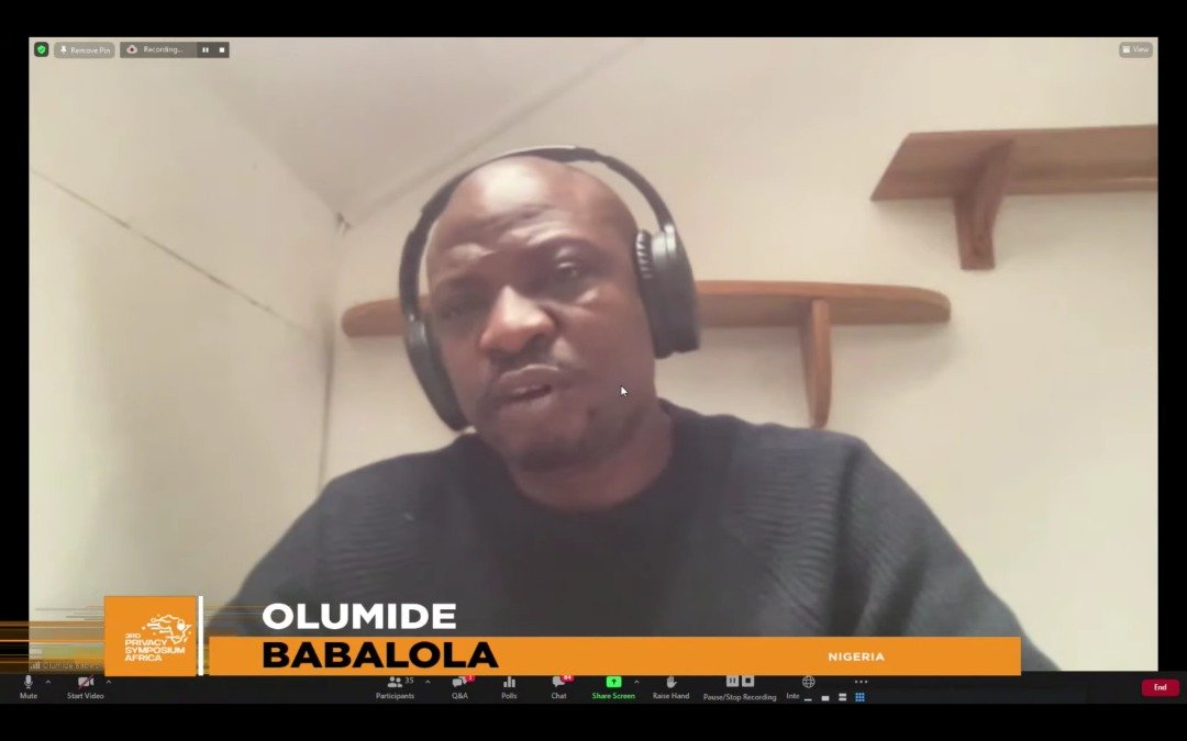 'Govts are never looking at privacy when rolling out ID systems. They are looking at business ventures, access to information and people's data,' Olumide Babalola, on how far off govts are when it comes to people interests with ID data collection #PrivacySymposiumAfrica #psa2021