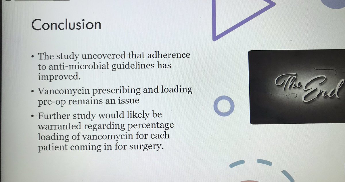 astghughes's tweet photo. Trouble with vancomycin in surgical ppx, presentation from Ciarร n Smiddy #amsinsight https://t.co/wZJLjrrPEU