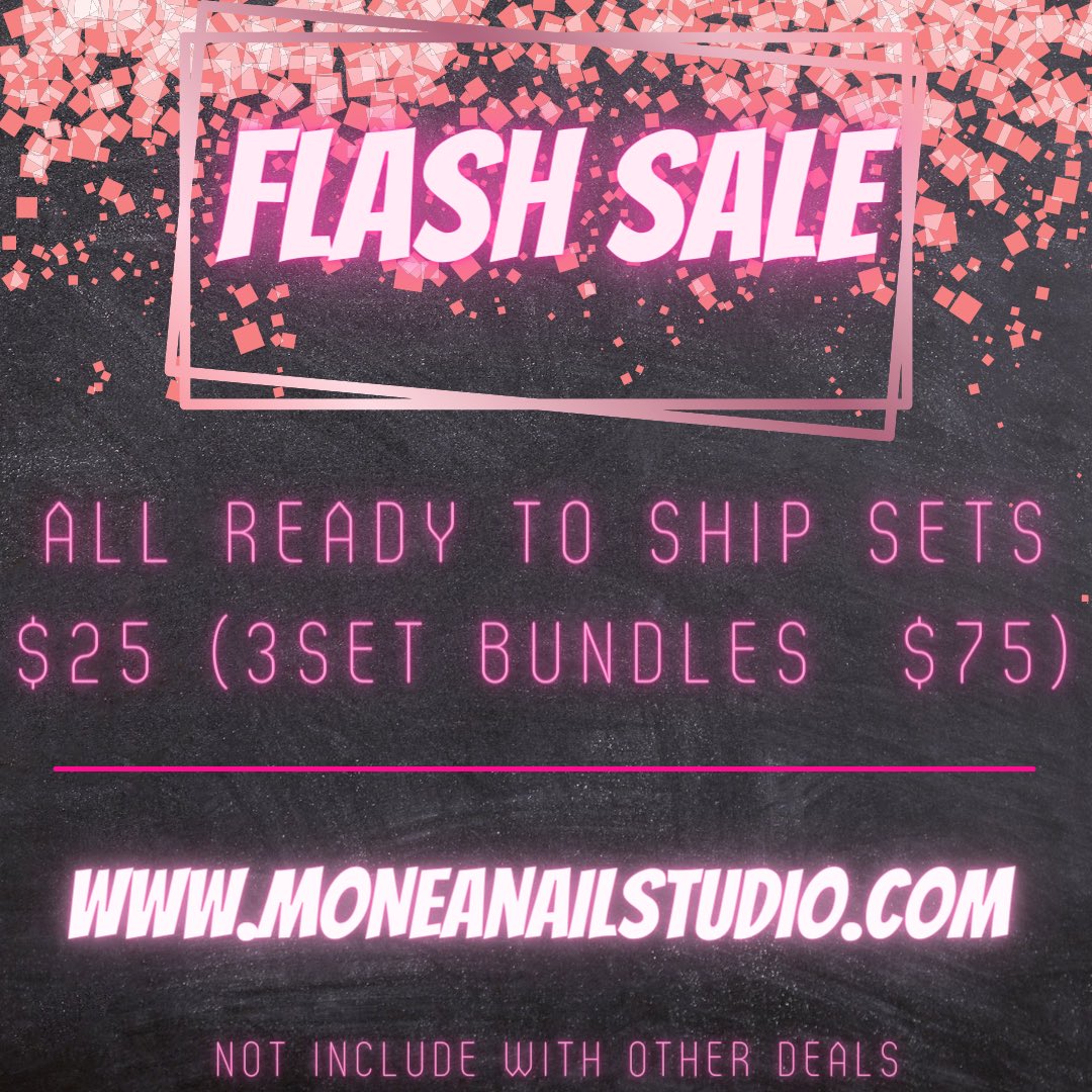 MoneaNail's tweet photo. Flash Sale On READY TO SHIP SETS https://t.co/nU8QaBpGJa @MoneaNail #pressonnails #nailstwitter #nail #nailedit #nailart #fallnails #BlackFriday #Christmas2021 #viral #ad https://t.co/218sgxUfkj