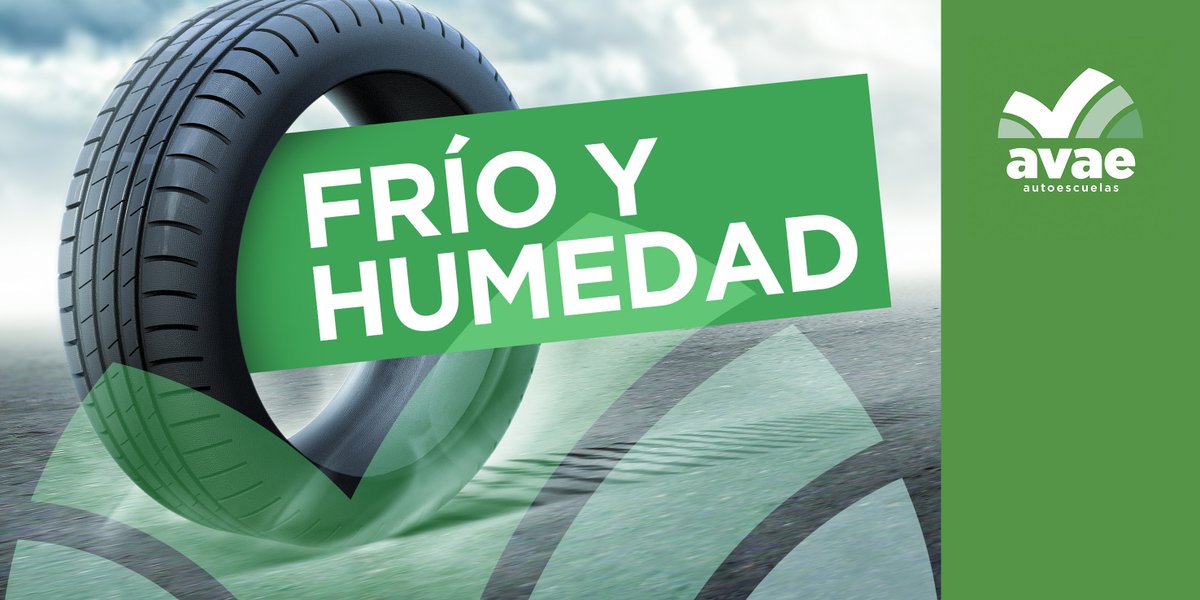 marcaAVAE's tweet photo. ¿𝗦𝗮𝗯𝗶𝗮𝘀 𝗾𝘂𝗲?🧐

Frío y humedad reducen la adherencia de los #neumáticos ❄️🌧

Vigila la presión y profundidad. Y cuidado con la estela de agua de otros vehículos

A los #motoristas 🏍🏍 especial ATENCIÓN a hojas caídas, pintura, marcas viales y rejillas de ventilación. https://t.co/f31NYEdTL6