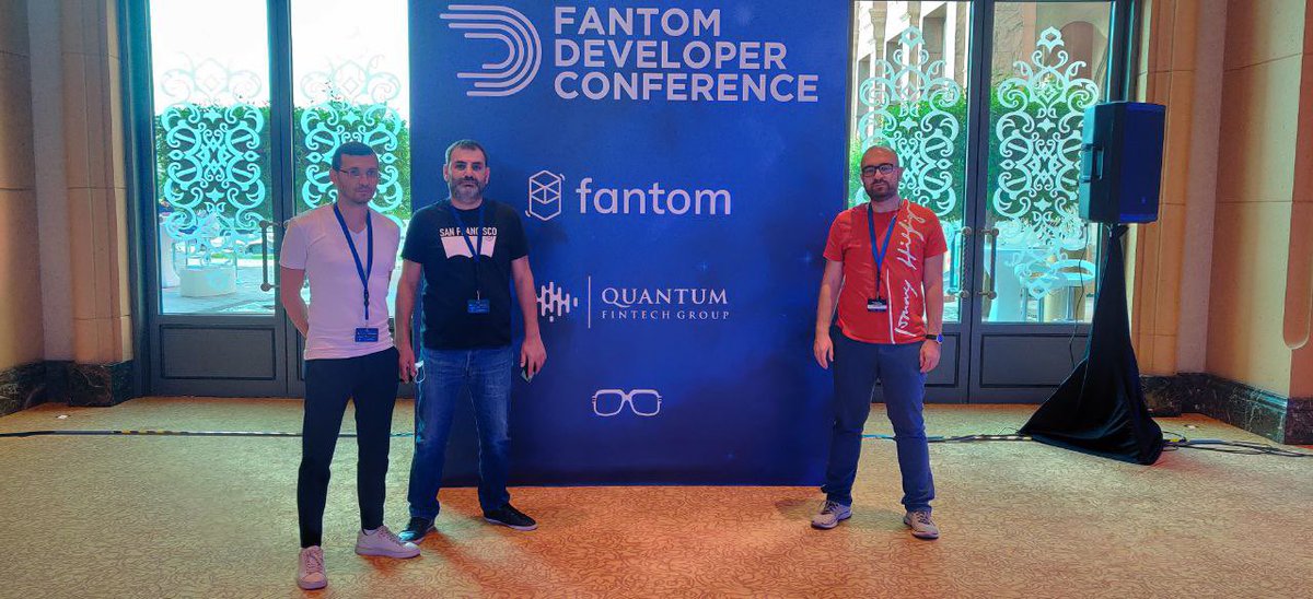 fasttoken_com's tweet photo. Continuing our journey, the Fasttoken team headed to Abu Dhabi to visit Fantom Developer Conference. It was nice to share experiences with great developers we met over 4 days, thanks to Fantom Foundation for the invitation
#Fantom #fantomdevelopers #Fasttoken #abudhabi https://t.co/XnLgR5fHaK